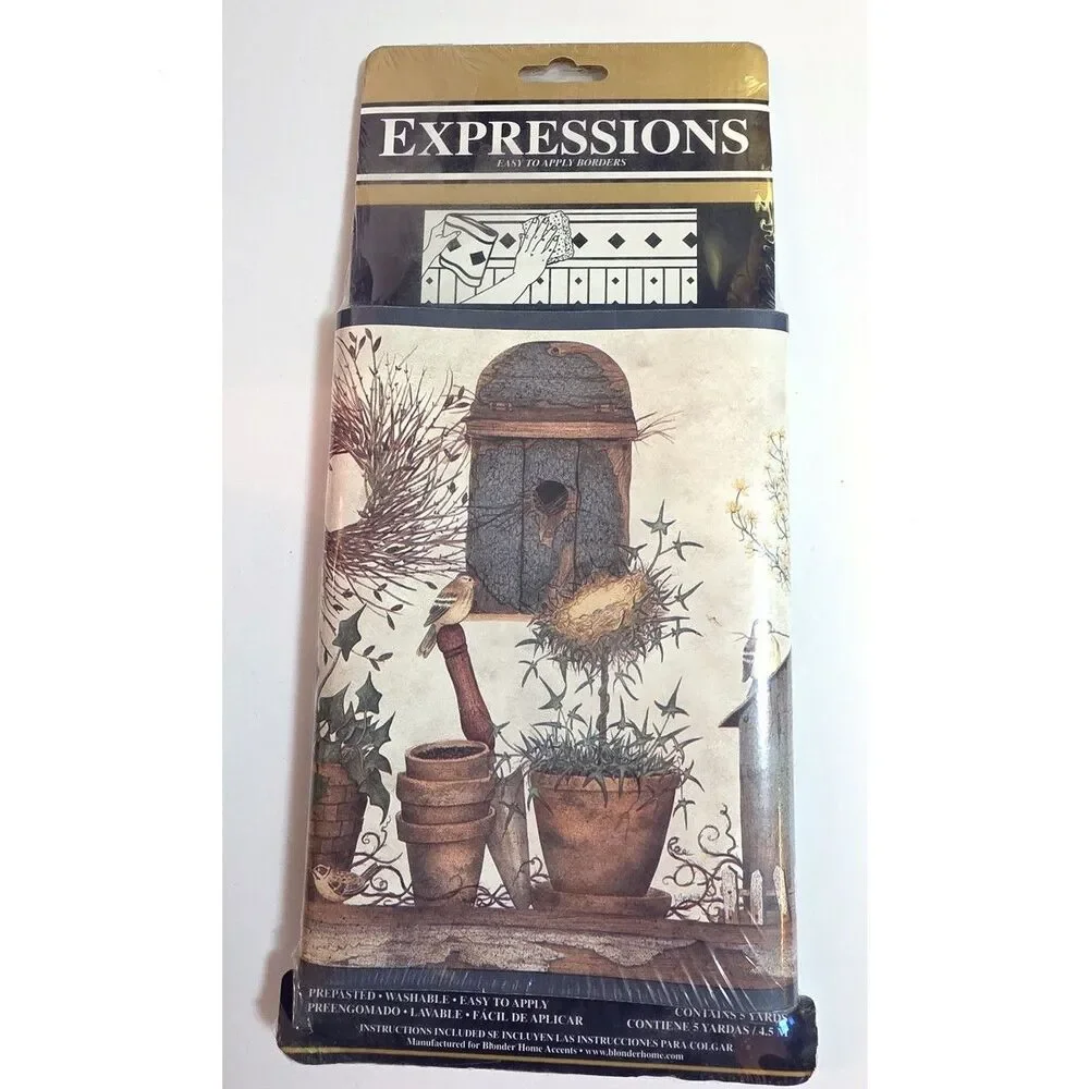 Expressions Wall Paper Border Lot of 3 packages - approx. 15 yds - please read